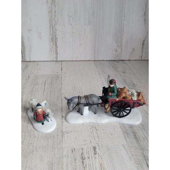 Dept 56 58190 Bringing Fleeces to the mill village accessory xmas - Picture 2 of 5